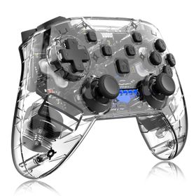 Momen Nintendo Switch Pro Controller Kablosuz Şeffaf Oyun Kolu