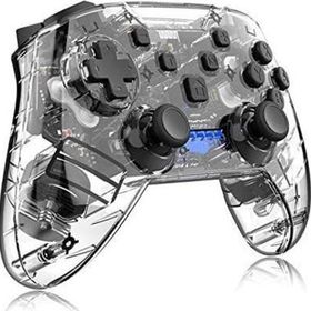 Momen Nintendo Switch Pro Controller Kablosuz Şeffaf Oyun Kolu
