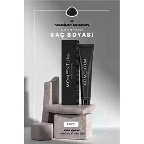 Momentum 4 Medium Brown Amonyaklı 60 ml Saç Boyası