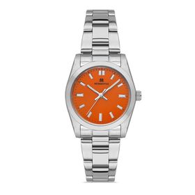 Momentus CW136S-14SS Gri Turuncu Kadın Kol Saati