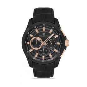 Momentus SM102B-04BR Siyah Erkek Kol Saati