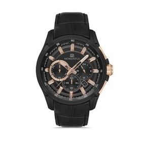 Momentus SM102B-04BR Siyah Erkek Kol Saati
