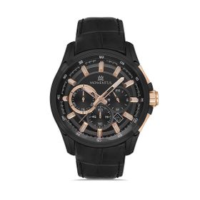 Momentus SM102B-04BR Siyah Erkek Kol Saati