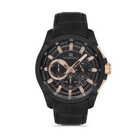 Momentus SM102B-04BR Siyah Erkek Kol Saati