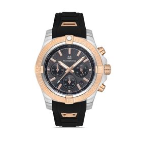 Momentus SM365T-05BR Siyah Rose Gold Erkek Kol Saati