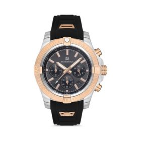 Momentus SM365T-05BR Siyah Rose Gold Erkek Kol Saati