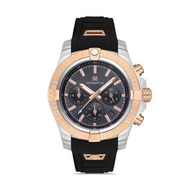 Momentus SM365T-05BR Siyah Rose Gold Erkek Kol Saati