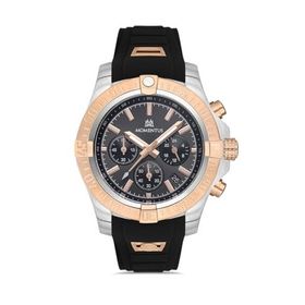 Momentus SM365T-05BR Siyah Rose Gold Erkek Kol Saati