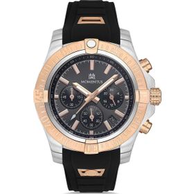 Momentus SM365T-05BR Siyah Rose Gold Erkek Kol Saati