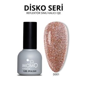 Momo D003 Kahverengi 10 ml Disko Kalıcı Oje
