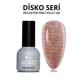 Momo D003 Kahverengi 10 ml Disko Kalıcı Oje