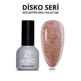 Momo D003 Kahverengi 10 ml Disko Kalıcı Oje