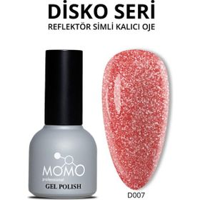 Momo D007 Kırmızı 10 ml Disko Kalıcı Oje