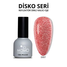Momo D007 Kırmızı 10 ml Disko Kalıcı Oje