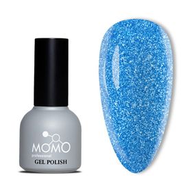 Momo D008 Mavi 10 ml Disko Kalıcı Oje