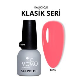 Momo K096 Mercan Pembesi 14 ml Kalıcı Oje