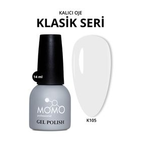 Momo K105 Gelin Beyazı 14 ml Kalıcı Oje