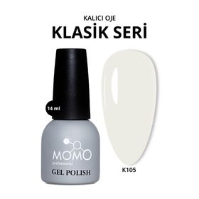 Momo K105 Gelin Beyazı 14 ml Kalıcı Oje
