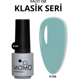 Momo K106 Yeşil Gri 4 ml Kalıcı Oje
