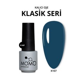 Momo K107 Koyu Petrol Mavisi 4 ml Kalıcı Oje