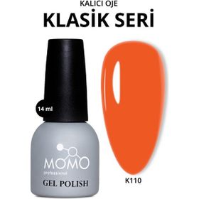 Momo K110 Canlı Nar Çiçeği 14 ml Kalıcı Oje