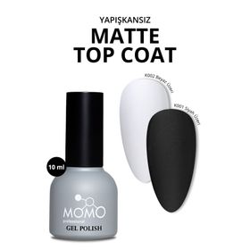 Momo Matte Top Coat 9 ml Kalıcı Oje