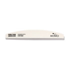 Momo Professional 100/180 Yarım Ay Beyaz Kağıt Törpü