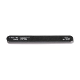 Momo Professional 180/240 Düz Oval Siyah Kağıt Törpü