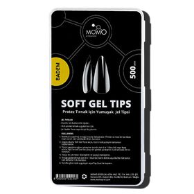 Momo Professional 500 Adet Badem Tırnak Soft Gel Tips