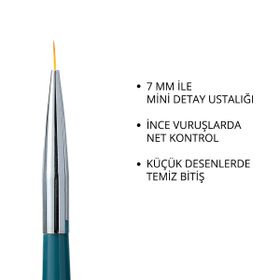 Momo Professional 7 mm Kalıcı Oje Fırçası Kıl Ucu