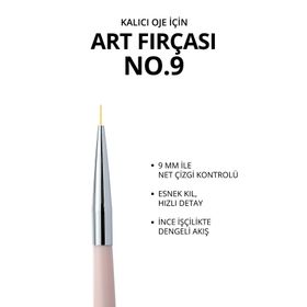 Momo Professional 9 mm Kalıcı Oje Fırçası Kıl Ucu