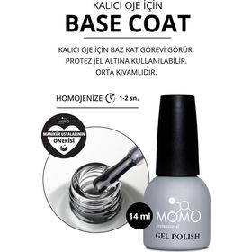 Momo Professional Base Coat 14 ml Kalıcı Oje