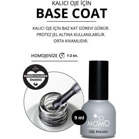 Momo Professional Base Coat 9 ml Kalıcı Oje