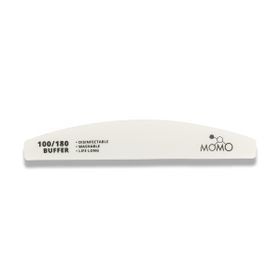 Momo Professional Buffer 100/180 Beyaz Yarım Ay Tırnak Üstü Törpü