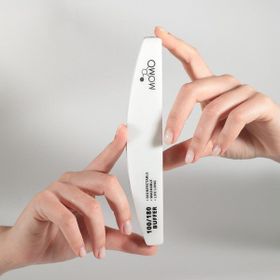 Momo Professional Buffer 100/180 Beyaz Yarım Ay Tırnak Üstü Törpü