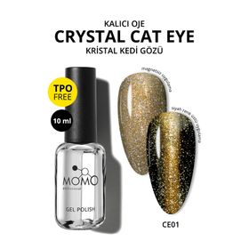 Momo Professional CE01 10 ml Kristal Kedi Gözü Kalıcı Oje