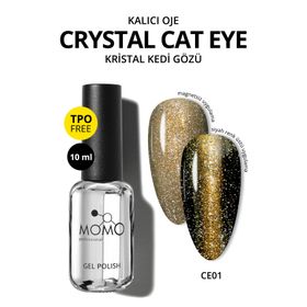 Momo Professional CE01 10 ml Kristal Kedi Gözü Kalıcı Oje