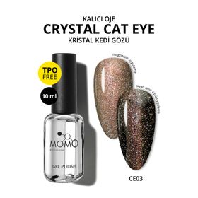 Momo Professional CE03 10 ml Kristal Kedi Gözü Kalıcı Oje