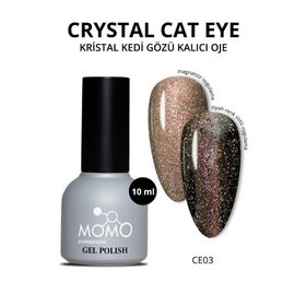 Momo Professional CE03 10 ml Kristal Kedi Gözü Kalıcı Oje