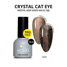 Momo Professional CE03 10 ml Kristal Kedi Gözü Kalıcı Oje