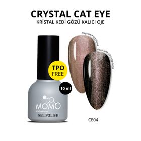 Momo Professional CE04 10 ml Kristal Kedi Gözü Kalıcı Oje