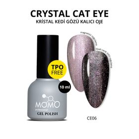 Momo Professional CE06 10 ml Kristal Kedi Gözü Kalıcı Oje