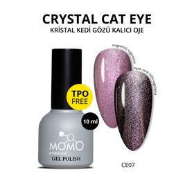 Momo Professional CE07 10 ml Kristal Kedi Gözü Kalıcı Oje