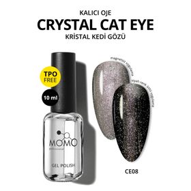 Momo Professional CE08 10 ml Kristal Kedi Gözü Kalıcı Oje