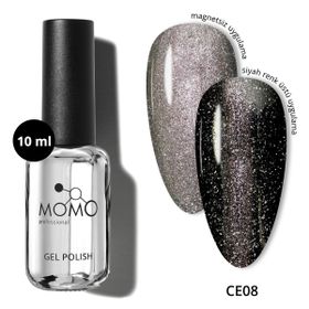Momo Professional CE08 10 ml Kristal Kedi Gözü Kalıcı Oje