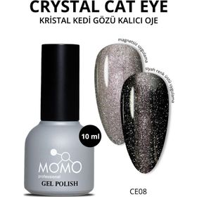 Momo Professional CE08 10 ml Kristal Kedi Gözü Kalıcı Oje