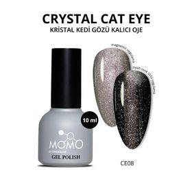 Momo Professional CE08 10 ml Kristal Kedi Gözü Kalıcı Oje