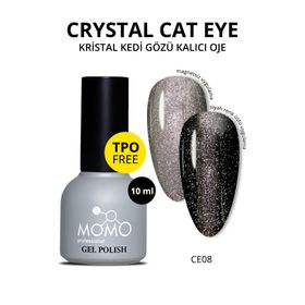 Momo Professional CE08 10 ml Kristal Kedi Gözü Kalıcı Oje