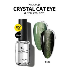 Momo Professional CE09 10 ml Kristal Kedi Gözü Kalıcı Oje