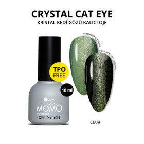 Momo Professional CE09 10 ml Kristal Kedi Gözü Kalıcı Oje